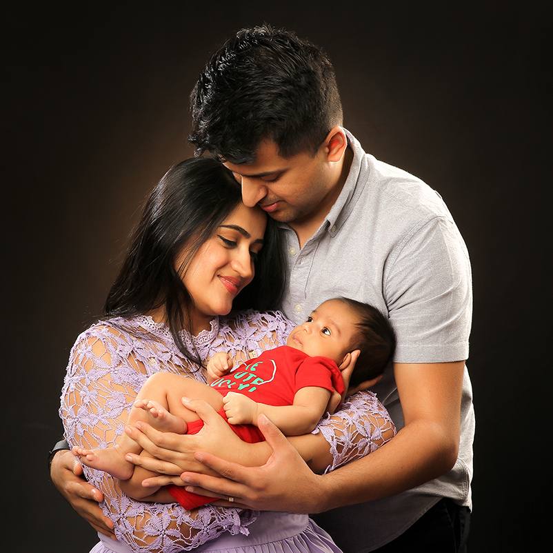Mother and daughter portrait